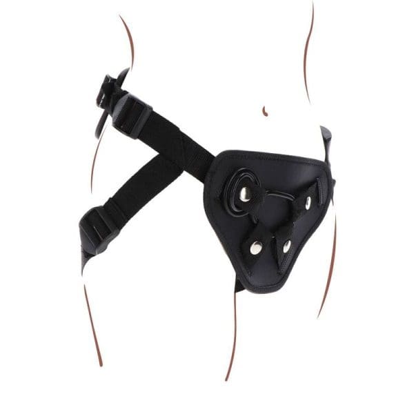 GET REAL - STRAP-ON DELUXE HARNESS BLACK 6